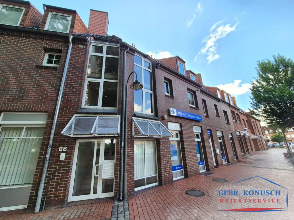 Wohnen über den Dächern von Meppen im Stadtkern – 3 Zimmer mit Loggia